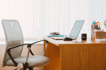 office chair and desk
